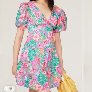 Lilly Pulitzer Colorful Floral Mini Dress